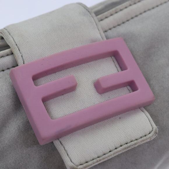 FENDI Shoulder Bag Cotton Gray - Picture 14 of 16